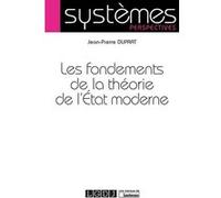Les fondements de la theorie de l etat moderne Jean-Pierre Duprat (Auteur)