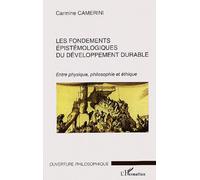 Les fondements epistémologiques du developpement durable
