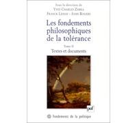 Les fondements philosophiques de la tolérance au XVIIème, tome 2 de Collectif (15 septembre 2002) Broché