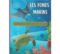 Les fonds marins - Livre de coloriage | Animaux de la mer 4-8 ans, grand format, 60 pages