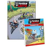 Les Fondus de moto - tome 09 + calendrier 2025 offert - Hervé Richez - Bamboo Eds - cartonné - Bande dessinée