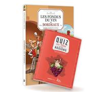Les Fondus du vin : Bordeaux + quiz offert - Olivier Saive - Bamboo Eds - Coffret - Bande dessinée