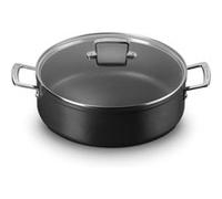 Le Creuset Sauteuse antiadhésive renforcée 30 cm avec couvercle en verre