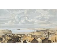 Les forteresses Saint Nicolas Constantin et Catherine à Sébastopol en 1855 pendant la guerre de Crimée 1853-1856. Après une impression de 1855 par Vincent Brooks à partir d'un dessin du Marchant