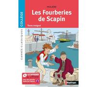 Les fourberies de Scapin - Edition pédagogique Collège - Carrés classiques Nathan