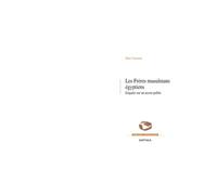 Les Frères musulmans égyptiens - enquête sur un secret public Enquête sur un secret public - Marie Vannetzel - Karthala - broché - Etude