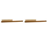 Les Frères Nordin 452818 Brosse Manche Nylon Filet, Bois (Lot de 2)