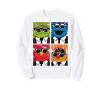 Les frères Sesame Street adorent Le Blues, Elmo Grouch et Ernie Monster Sweatshirt
