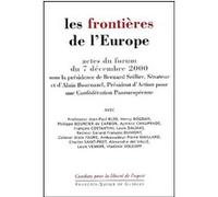 Les Frontières de l'Europe Bernard Seillier (Auteur)