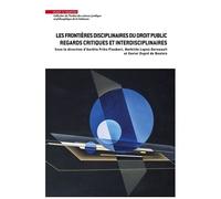 Les Frontières Disciplinaires Du Droit Public - Regards Critiques Et Interdisciplinaires