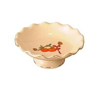 Les fruits, Plateau de service en céramique for fruits et collations 30 x 30 x 12,5 cm