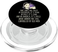 Les FUSEAUX HORAIRES sont Fous, Femme au Foyer des années 50 Sarcastic Roe v Wade Meme PopSockets PopGrip pour MagSafe