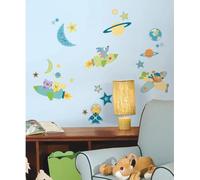 Roommates stickers muraux repositionnables pour enfants motif chiens astronautes k3691