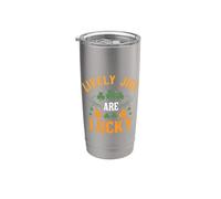 Les gabarits vivants de la Saint-Patrick sont chanceux Gobelet isotherme en acier inoxydable double paroi