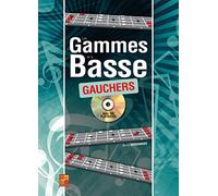 Les gammes de la basse pour gauchers (1 Livre + 1 CD)