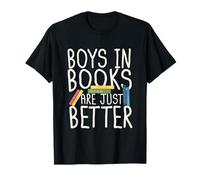 Les garçons dans les livres lisent tout simplement mieux des livres amusants T-Shirt