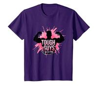 Les garçons durs Portent du Rose T-Shirt, Enfant, Violet, 3 Ans