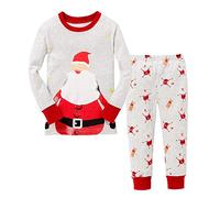 Les garçons Noël Pyjamas pour Les Enfants en Bas âge père Monde Jurassique de Action de grâces vêtements de Nuit à Manches Longues Pjs Ensembles de Pyjama Taille 6-7 Ans 7T Cadeau de Noël