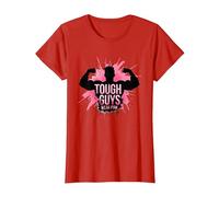 Les Gars coriaces s'habillent en Rose T-Shirt, Femme, Rouge, S