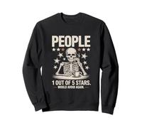 Les Gens 1 étoile sur 5 éviteraient à Nouveau Le Squelette Sweatshirt