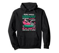 Les Gens devraient arrêter de s'attendre à de la normalité de ma Part Funny Flamingo Sweat à Capuche