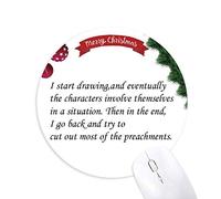 les gens doivent apprendre de situation tapis de souris en caoutchouc de sapin de noël