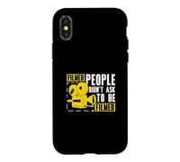 Les Gens filmés n'ont Pas demandé à être filmés, passionné de documentaires Amusants Coque pour iPhone X/XS