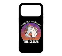 Les Gens me donnent Le Couple de fantômes effrayants rétro Coque pour iPhone 17 Pro Max