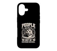 Les Gens ne recommanderaient Pas 10 sur 10 matériaux de Cauchemar Coque pour iPhone 17