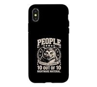 Les Gens ne recommanderaient Pas 10 sur 10 matériaux de Cauchemar Coque pour iPhone X/XS