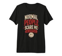 Les Gens Normaux Introvert Humour Drole T-Shirt Haut de Gamme