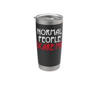 Les gens normaux me font peur Gobelet isotherme en acier inoxydable double paroi