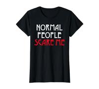 Les Gens normaux me Font Peur T-Shirt Graphique avec Valeur