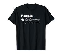 Les gens, One Star, Fuck Nightmare, ne recommanderaient pas Sar T-Shirt