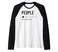 Les Gens One Star Non comme annoncé ne recommanderaient Pas Manche Raglan
