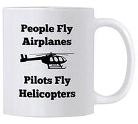 Les Gens Pilotent Des Avions, Les Pilotes Pilotent Des Hélicoptères Tasse À Café Céramique Tasses Avec Poignée Tasse 330Ml Pour Femme Homme Chocolat Chaud