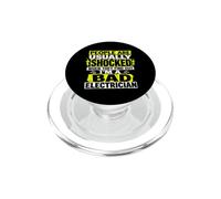 Les Gens sont choqués, Je suis Un Mauvais électricien, drôle PopSockets PopGrip pour MagSafe