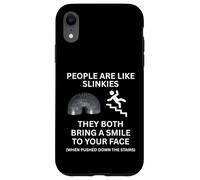 Les Gens sont comme des Slinkies, Un Jeu de Mots Sarcastique et Amusant Coque pour iPhone XR