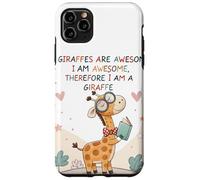 Les girafes sont géniales, Je suis géniale, Donc Je suis Une Girafe Coque pour iPhone 11 Pro Max
