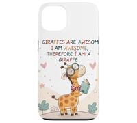 Les girafes sont géniales, Je suis géniale, Donc Je suis Une Girafe Coque pour iPhone 13
