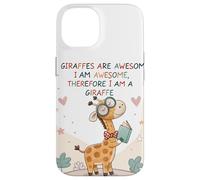 Les girafes sont géniales, Je suis géniale, Donc Je suis Une Girafe Coque pour iPhone 14