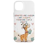 Les girafes sont géniales, Je suis géniale, Donc Je suis Une Girafe Coque pour iPhone 14 Plus