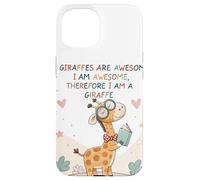 Les girafes sont géniales, Je suis géniale, Donc Je suis Une Girafe Coque pour iPhone 15
