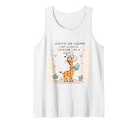 Les girafes sont géniales, Je suis géniale, Donc Je suis Une Girafe Débardeur