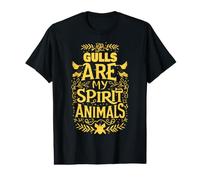 Les goélands sont Mes Animaux spirituels T-Shirt Graphique avec Valeur