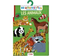 Les gommettes les animaux - Enfant - 80 Autocollants repositionnables - Dès 3 ans - Stickers chiens, chats, pandas, poissons…