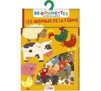 Les Animaux De La Ferme - 80 Gommettes Autocollantes