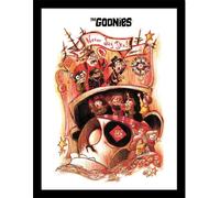 Les Goonies - Poster encadré "Never Say Die", croquis PM8716 (40 cm x 30 cm) (colorié)
