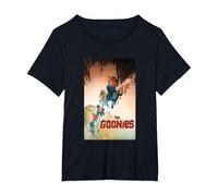 Les Goonies Suspendus à Stalactite T-Shirt, Femme Grandes Tailles, Noir, 3X