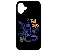 Les gorgées d'automne Take It Slow Cozy Vibes Coque pour iPhone 16 Plus